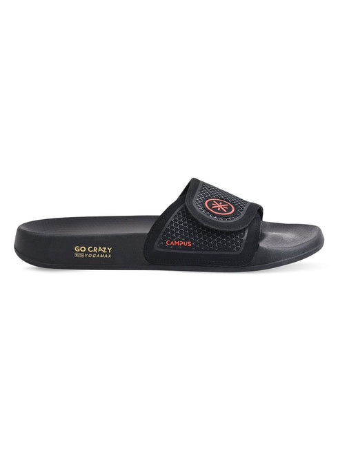 SL-407A Black Men's Slides